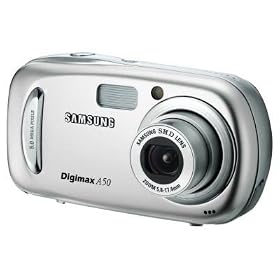 Samsung Digimax A50 Digital Camera [5MP , 3 x Optical] , MPEG 4.0 2.5" LCD