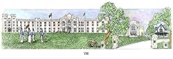 VMI University - Collegiate Series - 11.5 x 24 Inch Print