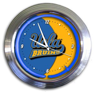 UCLA Bruins Varsity Neon Clock
