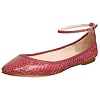 ALL BLACK Women's 8EU-22S Ankle Strap Flat