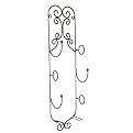 Wine Bottles and Glasses Hanging Rack - Black