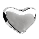 Avedon Polished Sterling Silver Heart Slide Charm