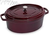 Staub 7-Quart Oval Cocotte, Grenadine