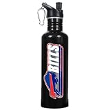 Buffalo Bills Black Stainless Steel Water Bottle
