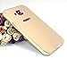 For Samsung Galaxy J7 Case, Moonmini® For Samsung Galaxy J7 Metal Bumper Frame Case + Hard PC Back Cover Protector (Golden)