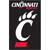 Cincinnati Bearcats 2-Sided Applique Banner Flag