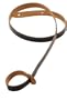 Levy's Leathers M19-BLK Leather Mandolin Strap,Black