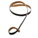 Levy's Leathers M19-BLK Leather Mandolin Strap,Black