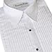 Women's Pleated Standard Collar Tuxedo Shirt