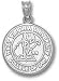 West Virginia Mountaineers Solid Sterling Silver College Of Law Seal 5/8'' Pendant