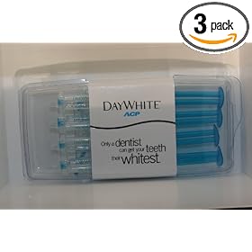 NEW Day White ACP 9.5% Teeth Whitening 12 Syringes with BONUS shade guide- Professional Strength Whitening
