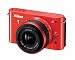 Nikon 1 J2 10.1 MP HD Digital Camera with 10-30mm VR Lens (Orange)