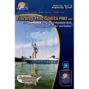 Fishing Hot Spots Pro USA Chip f Lowrance