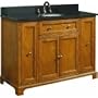 Sunny Wood CM4821D Mildly Distressed Carmel 48" Wood Vanity Cabinet from the Carmel Collection CM482
