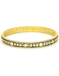 Freida Rothman Belargo Jewelry "Madison" Two Tone Celestial Bangle Bracelet