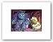 Mike and Sully by Walt Disney 6.5"x9" Art Print Poster Disney