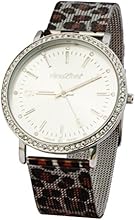 Nine2Five AAPT06CFSL Reloj anal&oacute;gico para mujer, blanco/gris