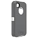 Otterbox Defender Series Hybrid Case & Holster for iPhone 4 & 4S  - Retail Packaging - White/Gunmeta