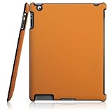 【全5色】iPAd 2 ケース　カバー　プラスチックケース　オレンジ　Plastic Case for iPad 2 保護フィルム付（1302-2）