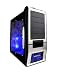 Apevia X-Supra G Type ATX Mid-Tower Case - Clear Side, 120mm Fan, Front USB, FireWire and Audio Ports (Silver)