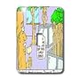 Londons Times New Release Funny Cartoons - Horticulture Divorce Trials - Light Switch Covers - single toggle switch