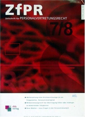 Zeitschrift für Personalvertretungsrecht (ZfPR)
