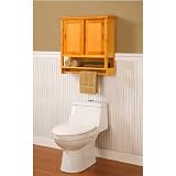 Ameriwood 5328096 Bamboo Wall Cabinet -Natural Bamboo