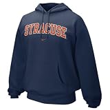 Nike Syracuse Orange Navy Blue Arch Lettering Hoody Sweatshirt