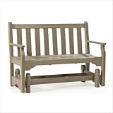 Classic Gliding Bench Size: 36, Finish: Aqua