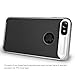 iPhone 7 Case, Orzly AirFrame for iPhone 7 – Lightweight & Slim-Fit Protective Bumper Frame & Case for iPhone 7 -Silver on Black