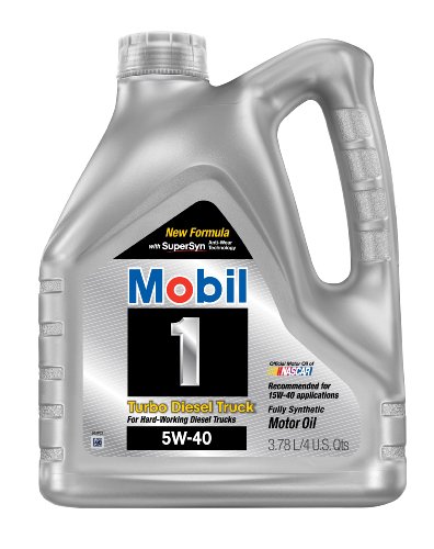 Mobil 1 44999 5w40 Turbo Diesel Truck - 1 gallon, Pack of 2
