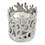 Mariposa Coral Candle or Wine Bottle Holder 8109 Nickel Coated