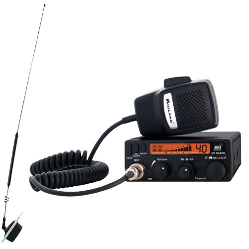 Midland 1001LWX Full Featured CB Radio with Weather Scan Technology and