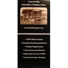 Learn To Play Delta Blues & Ragtime Guitar - 4 DVD SET with Printable Tablature (LEVEL II REPERTOIRE SERIES)