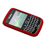 Red Silicone Soft Skin Case Cover for Blackberry Bold 9700, Onyx 9700, 9020 ....