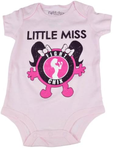 Little Miss Fight Chix Chick MMA Infant Baby Girls Bodysuit Snapsuit 18 Months