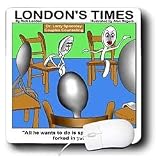 Londons Times Funny Music Cartoons - Silverware Relationship Therapy - Mouse Pads