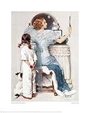 Going Out Art Giclee Poster Print by Norman Rockwell, 17x20