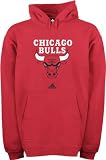 adidas Chicago Bulls Red Primary Logo Hoody Sweatshirt (X-Large)