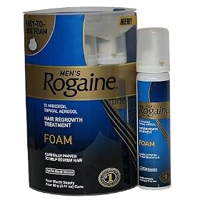 Men's Rogaine Foam-Rogaine Hair Regrowth Treatment, 12/2.11 oz. cans (12 Month Supply)
