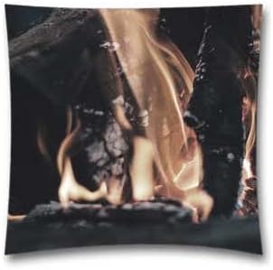 Decorative Cotton Linen Throw Pillow Case Cushion Cover 18"x18"(45x45cm),fire camp light thomas lefebvre nature,ALR8436cj NHL Pittsburgh Steelers PillowCase