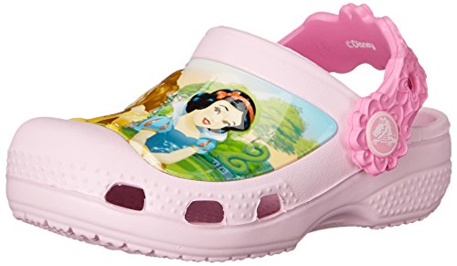 crocs CC Princess Friends K Disney Licensed Clog (Toddler/Little Kid), Ballerina Pink/Party Pink, 12-13 M US Little Kid