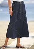 JL StudioTM Stretch-Denim or Stretch-Twill Skirt