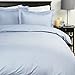 Sweet Home Collection Egyptian Quality 3-Piece Duvet Set, Light Blue, Full/Queen
