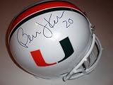 Bernie Kosar Autographed/Hand Signed Helmet Miami Hurricanes