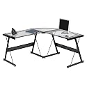 Room Essentials&trade; L-Shaped Glass Desk