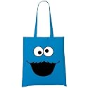 Sesame Street Cookie Monster Face Organic Fashion Tote