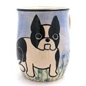 Deluxe BLACK and WHITE French Bulldog Mug