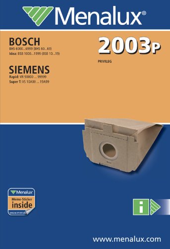 Menalux 2003 P / 5 Staubbeutel / Siemens / Bosch / Privileg Preisvergleich