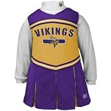 Reebok Minnesota Vikings Gold Toddler 2-Piece Cheerleader Dress